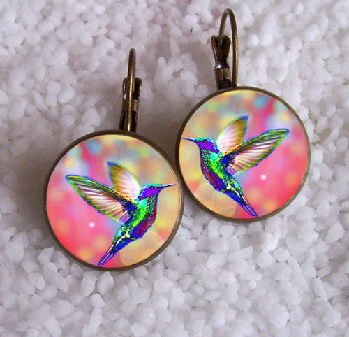 Náušnice z pryskyřice