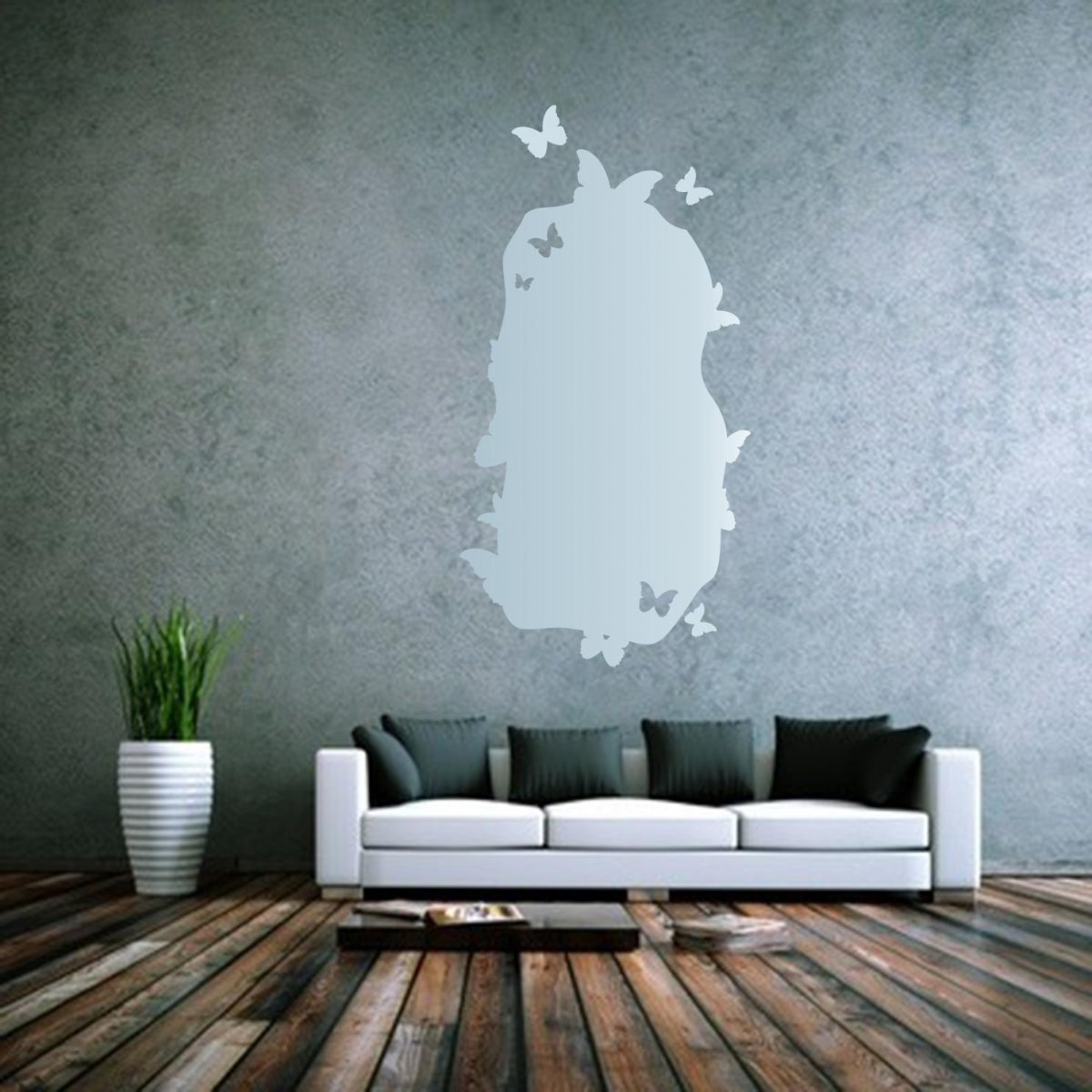 Zrcadlová fólie - motýlci