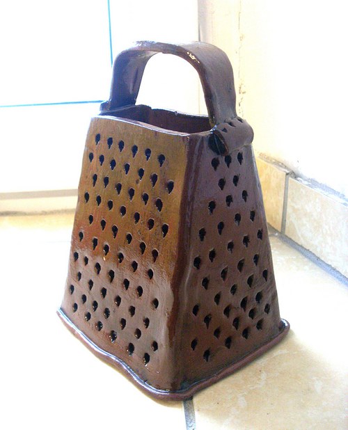 dekorace - keramické struhadlo