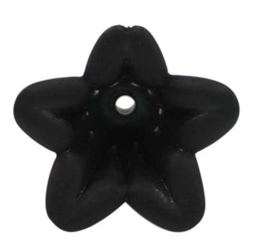 Zvonek 18x12 mm - 5 ks - černý