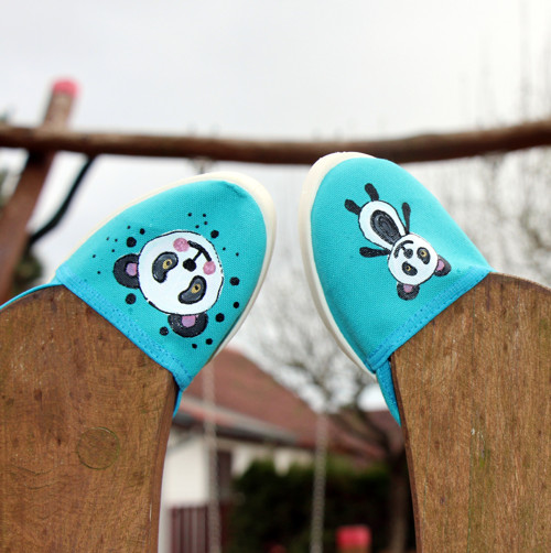 Tyrkysové pandičky-vel.39 skladem